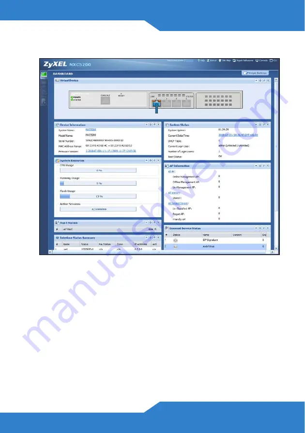 ZyXEL Communications NXC5200 Quick Start Manual Download Page 109