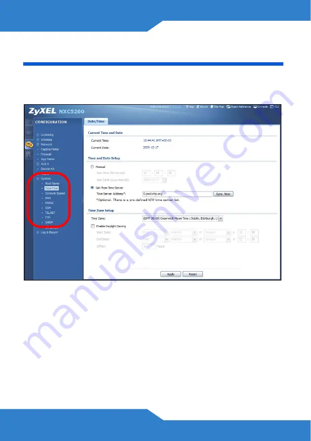 ZyXEL Communications NXC5200 Quick Start Manual Download Page 110