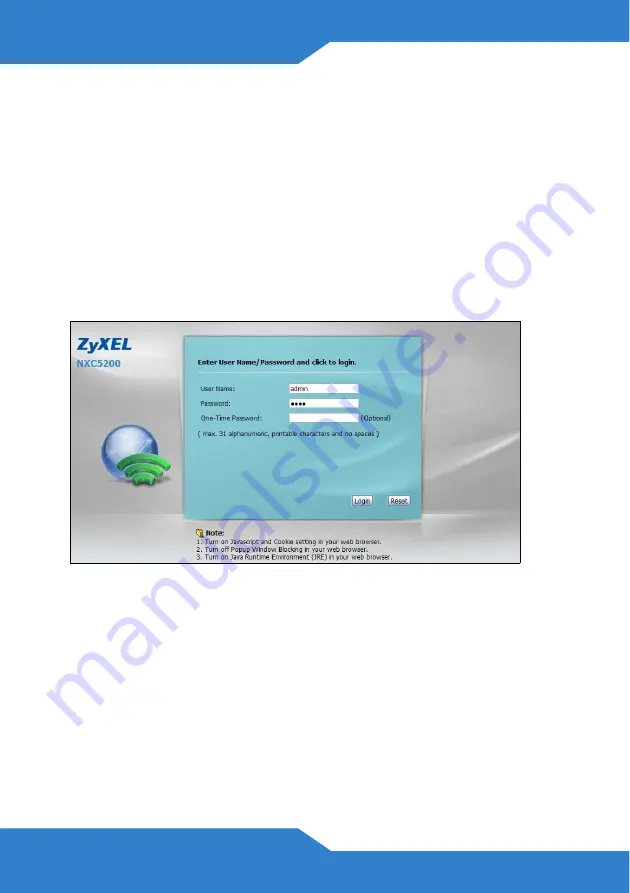 ZyXEL Communications NXC5200 Quick Start Manual Download Page 124