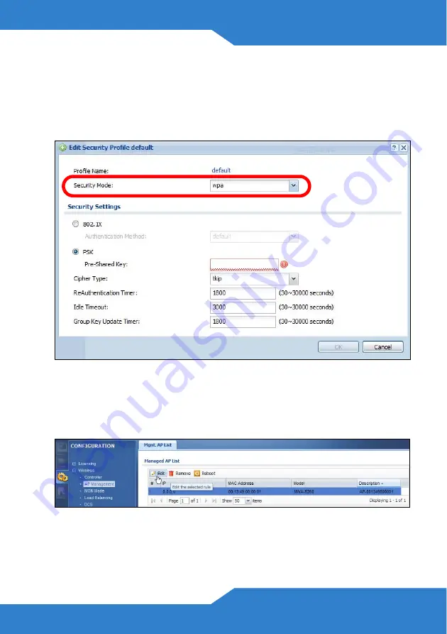 ZyXEL Communications NXC5200 Quick Start Manual Download Page 131