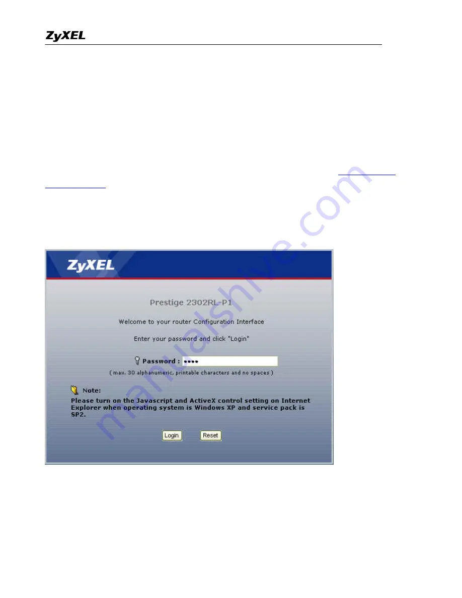 ZyXEL Communications P-2302HWDL-P1 Support Notes Download Page 7