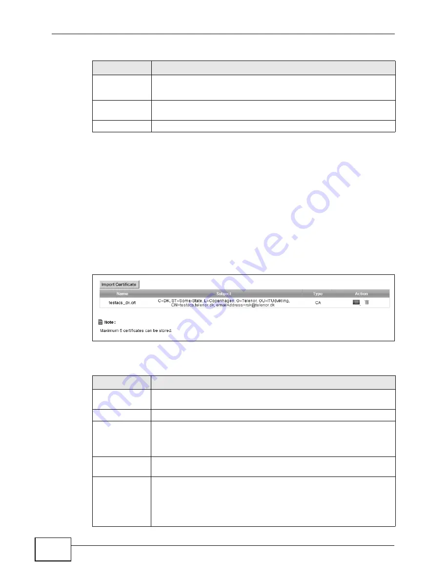 ZyXEL Communications P-2601HN(L)-F1 Series User Manual Download Page 172