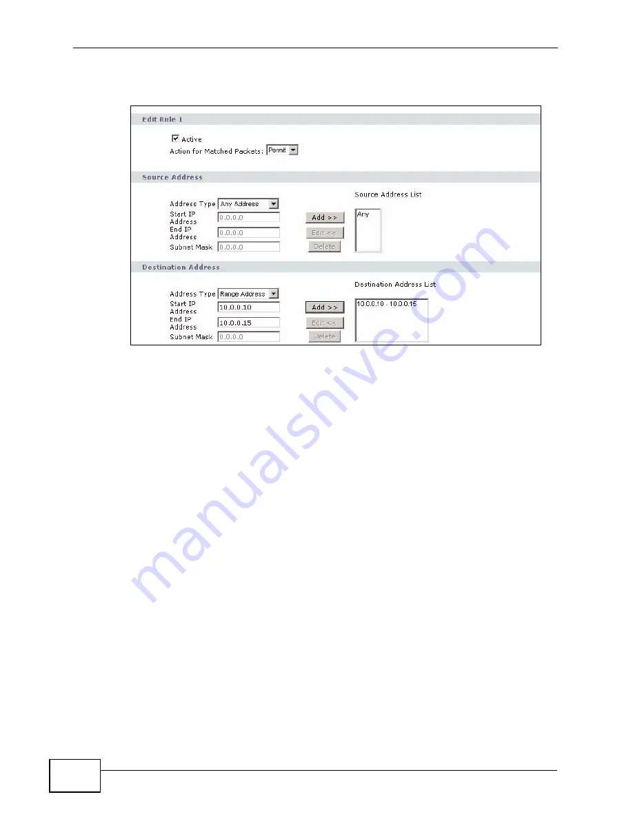 ZyXEL Communications P-2612HW-F1 - Скачать руководство пользователя страница 232