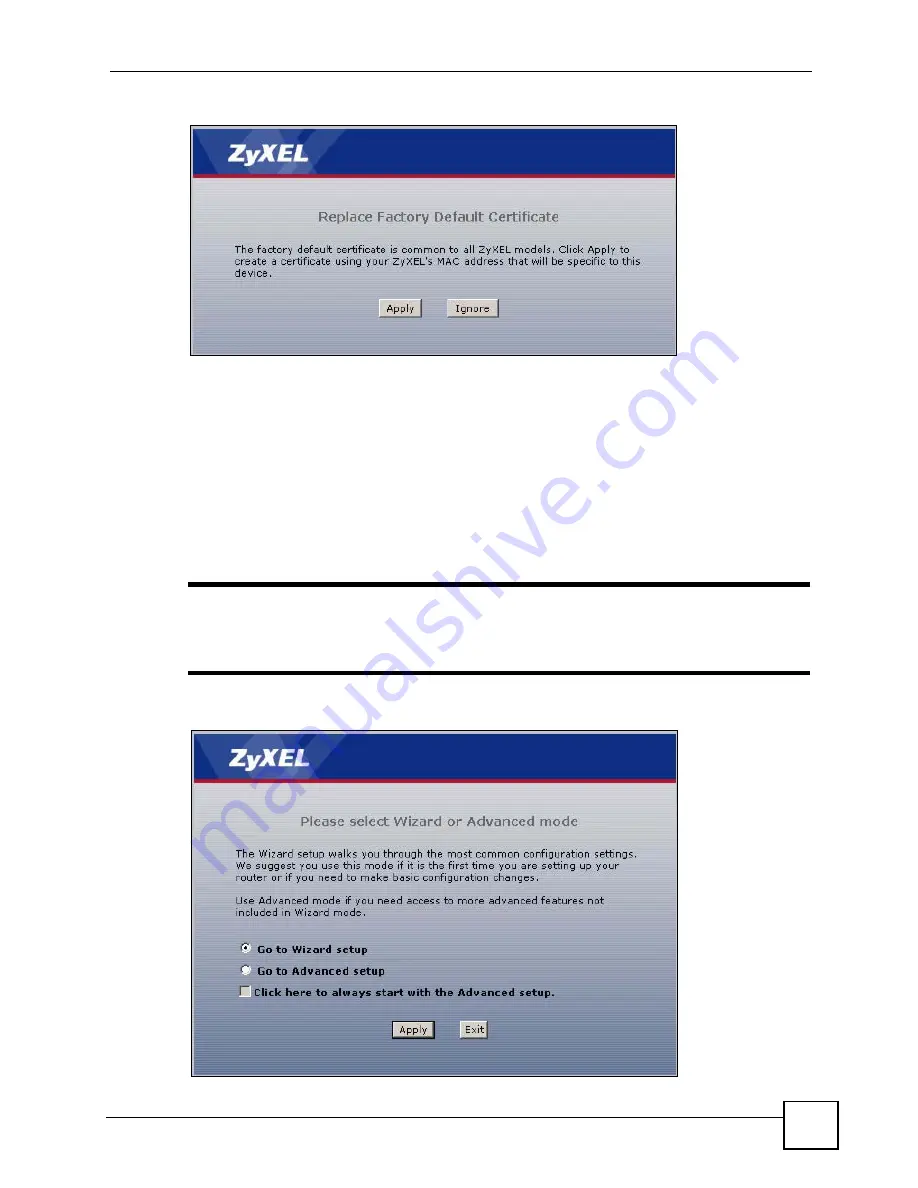 ZyXEL Communications P-2802H-I Series User Manual Download Page 45