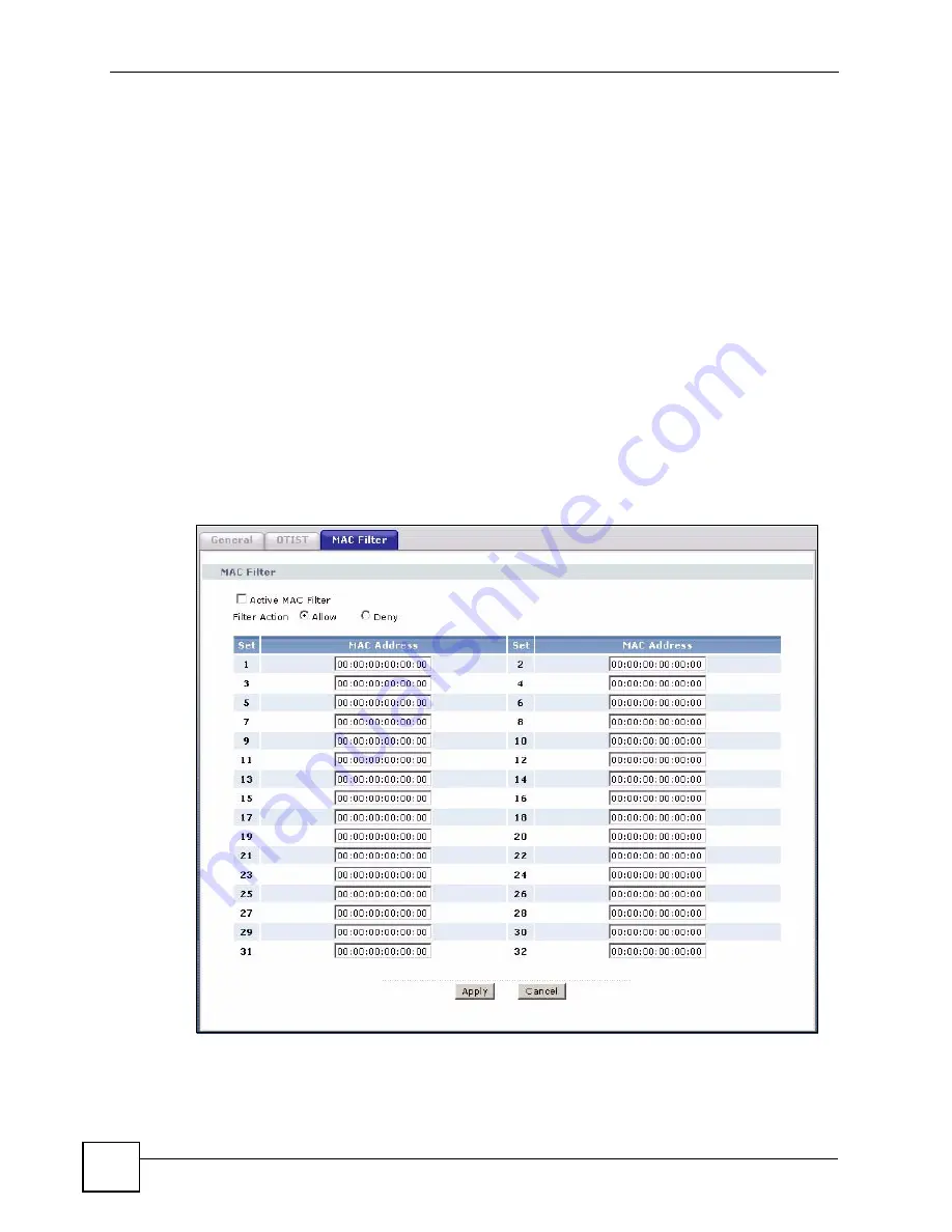 ZyXEL Communications P-2802H-I Series User Manual Download Page 114