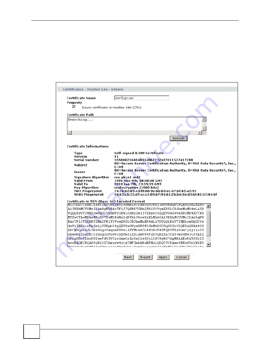 ZyXEL Communications P-2802H-I Series User Manual Download Page 224