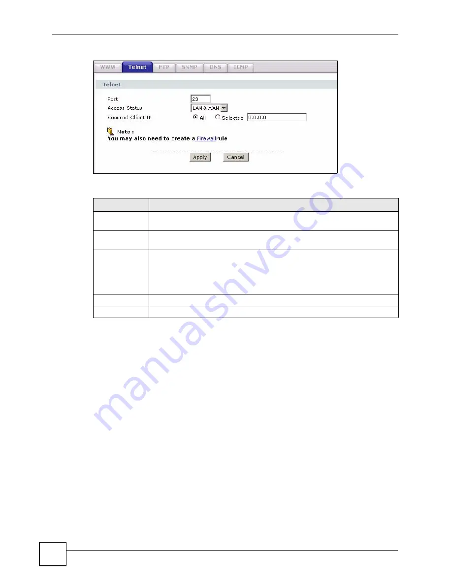 ZyXEL Communications P-2802H-I Series User Manual Download Page 264