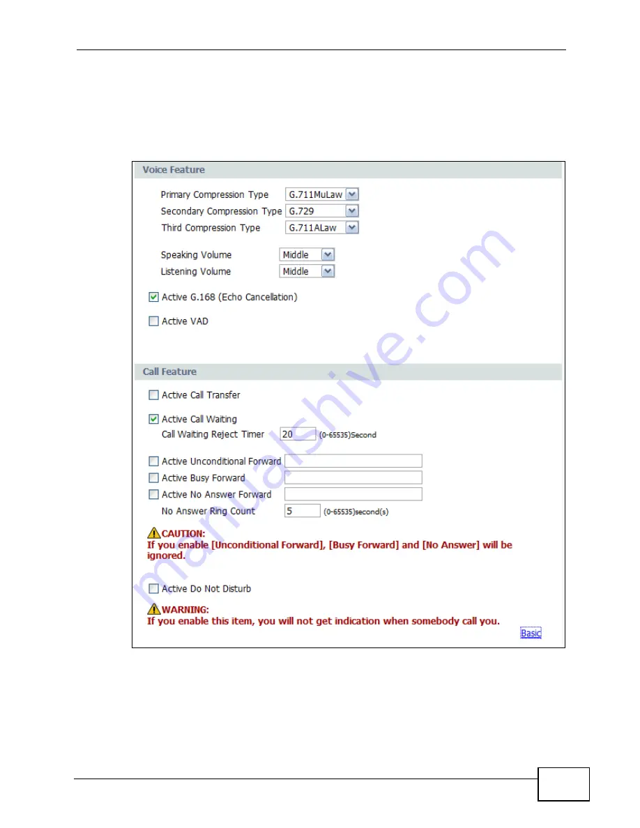 ZyXEL Communications P-3202HN-Ba User Manual Download Page 123