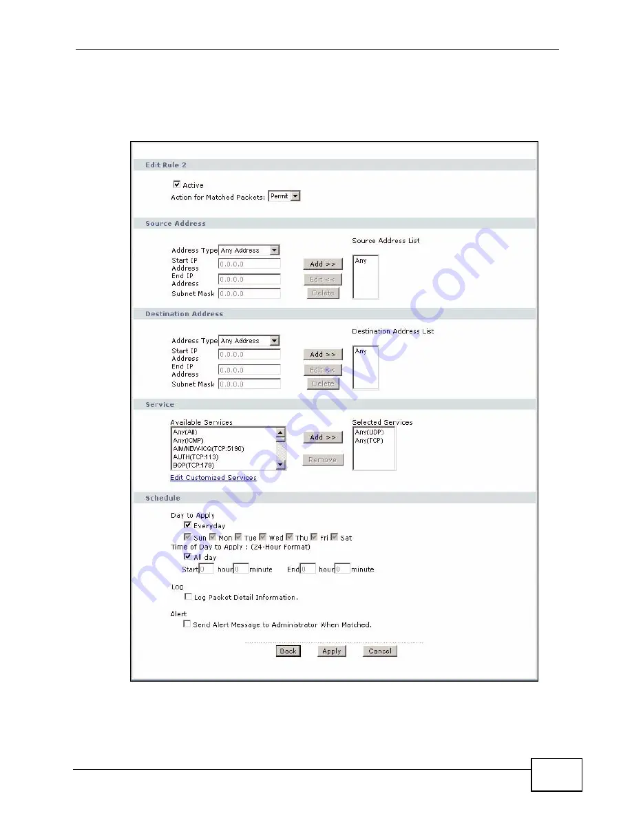 ZyXEL Communications P-3202HN-Ba User Manual Download Page 147