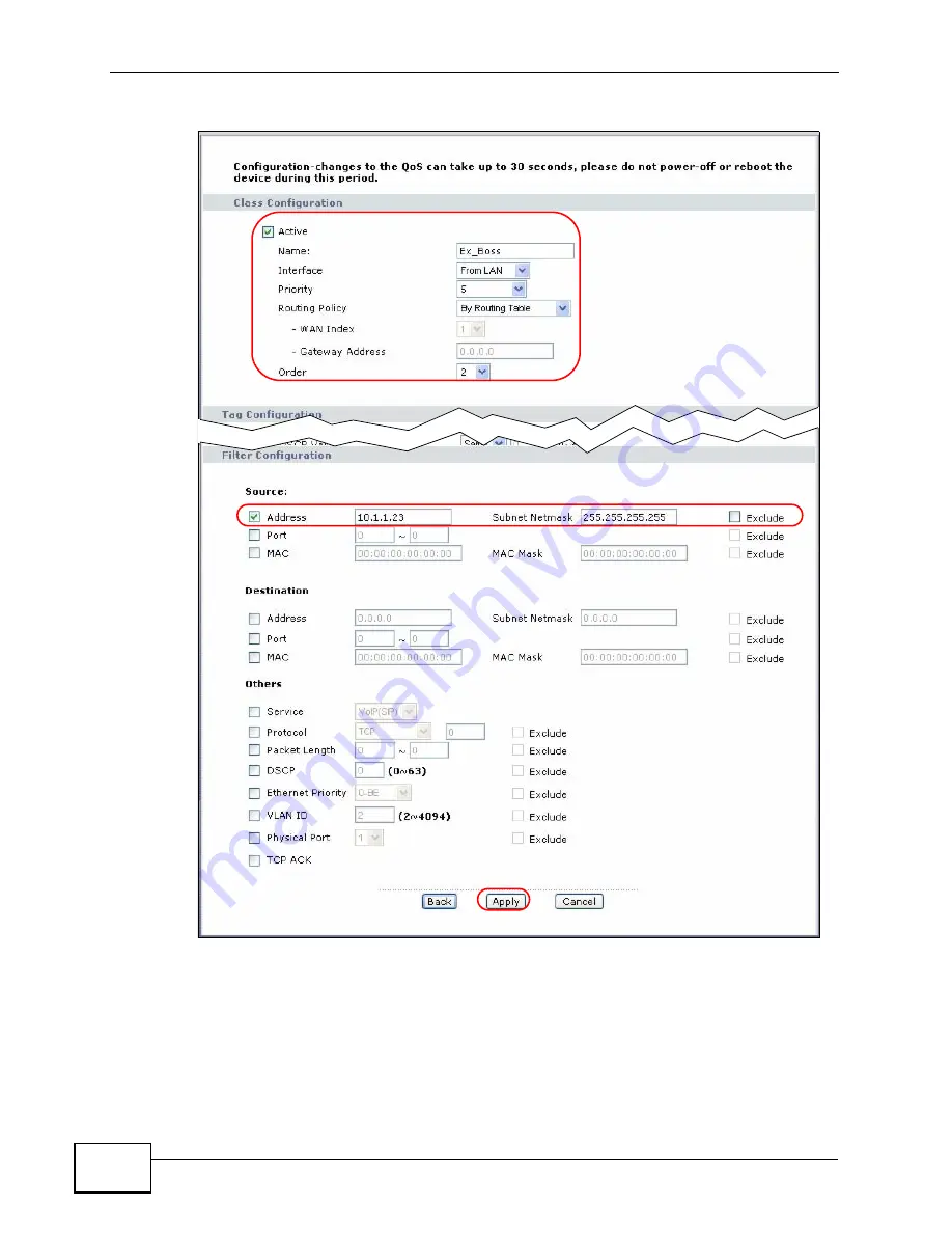 ZyXEL Communications P-3202HN-Ba Скачать руководство пользователя страница 174