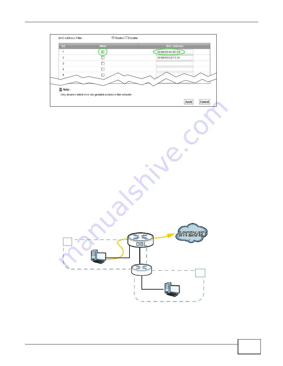 ZyXEL Communications P-660HN-F1 User Manual Download Page 71