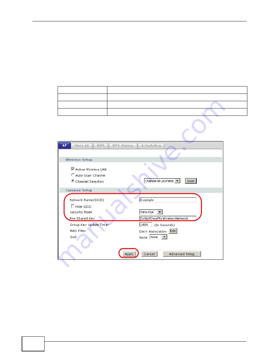 ZyXEL Communications P-660HN-F1A User Manual Download Page 46