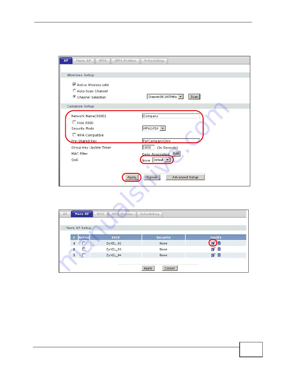 ZyXEL Communications P-660HN-F1A User Manual Download Page 55