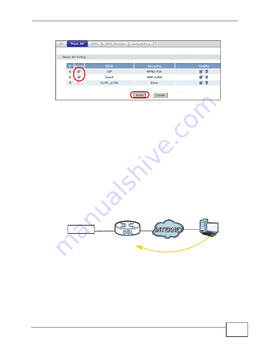 ZyXEL Communications P-660HN-F1A User Manual Download Page 57