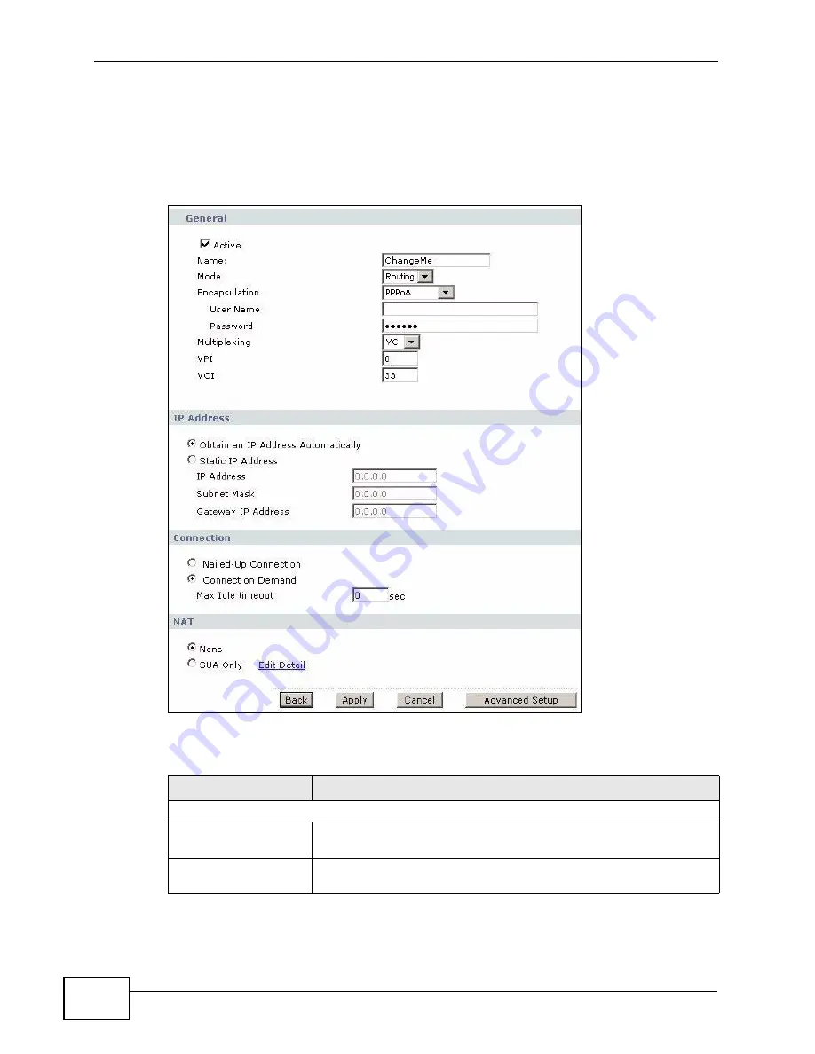 ZyXEL Communications P-660HN-F1A User Manual Download Page 114