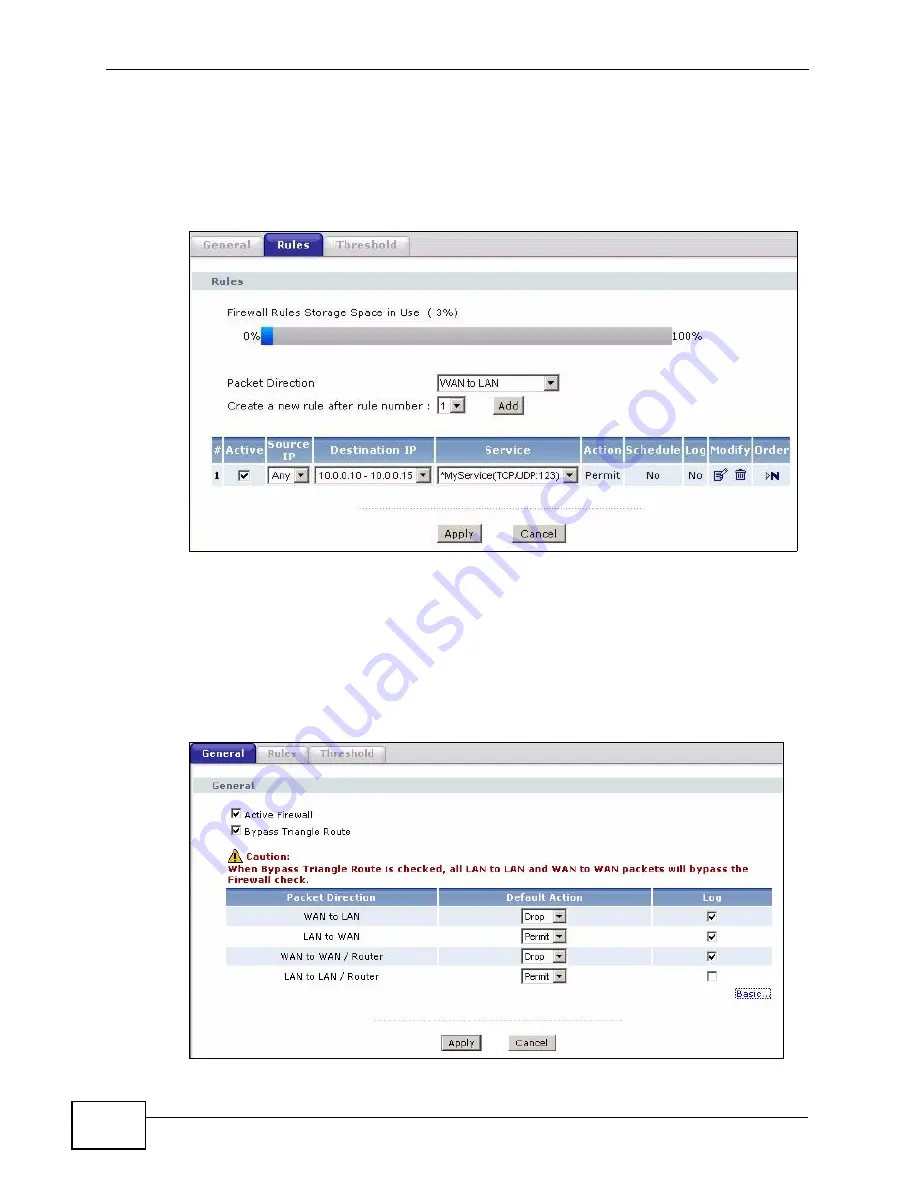 ZyXEL Communications P-660HN-F1A User Manual Download Page 194