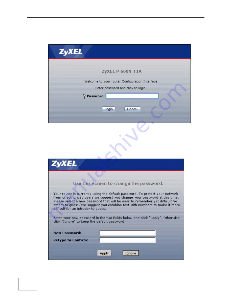 ZyXEL Communications P-660N-T1A User Manual Download Page 28