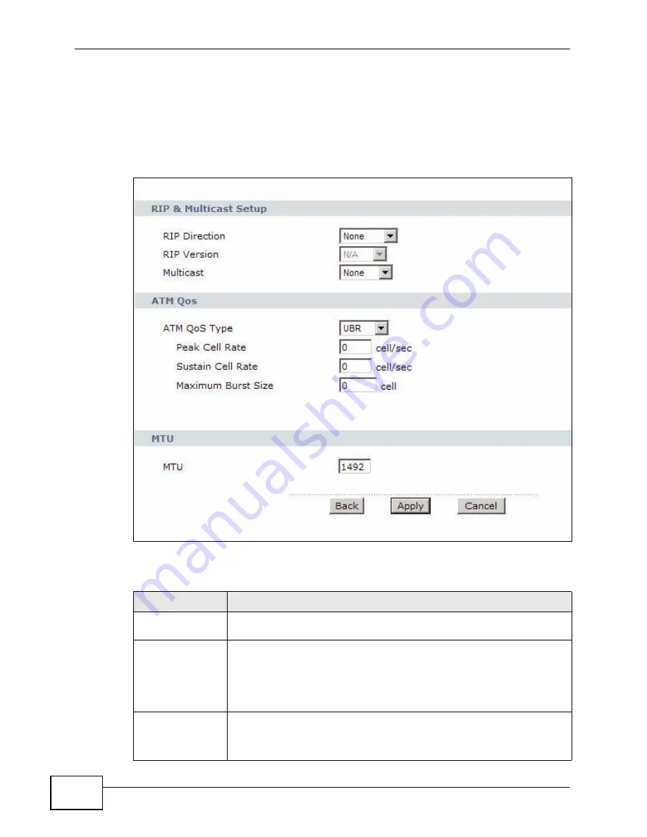 ZyXEL Communications P-660N-T1A User Manual Download Page 72