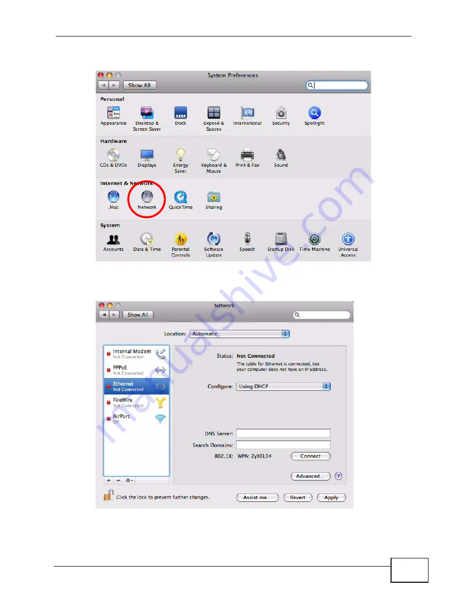 ZyXEL Communications P-660N-T1A User Manual Download Page 257