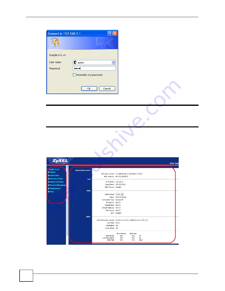 ZyXEL Communications P-660RU-T1 v3 User Manual Download Page 38