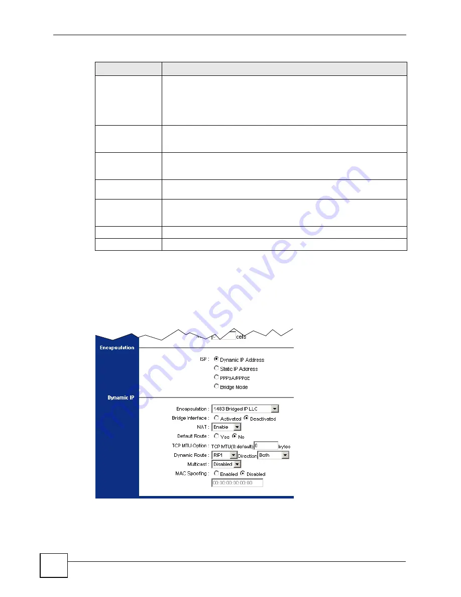 ZyXEL Communications P-660RU-T1 v3 User Manual Download Page 62