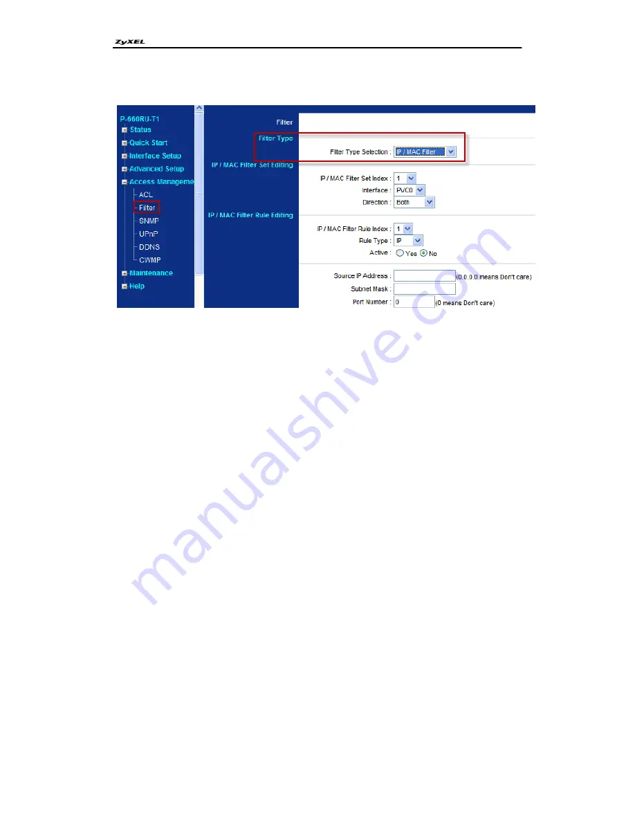 ZyXEL Communications P-660RU-Tx Series Support Notes Download Page 56