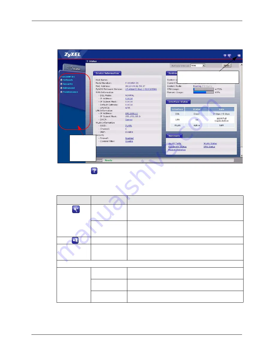 ZyXEL Communications P-661H Series User Manual Download Page 48