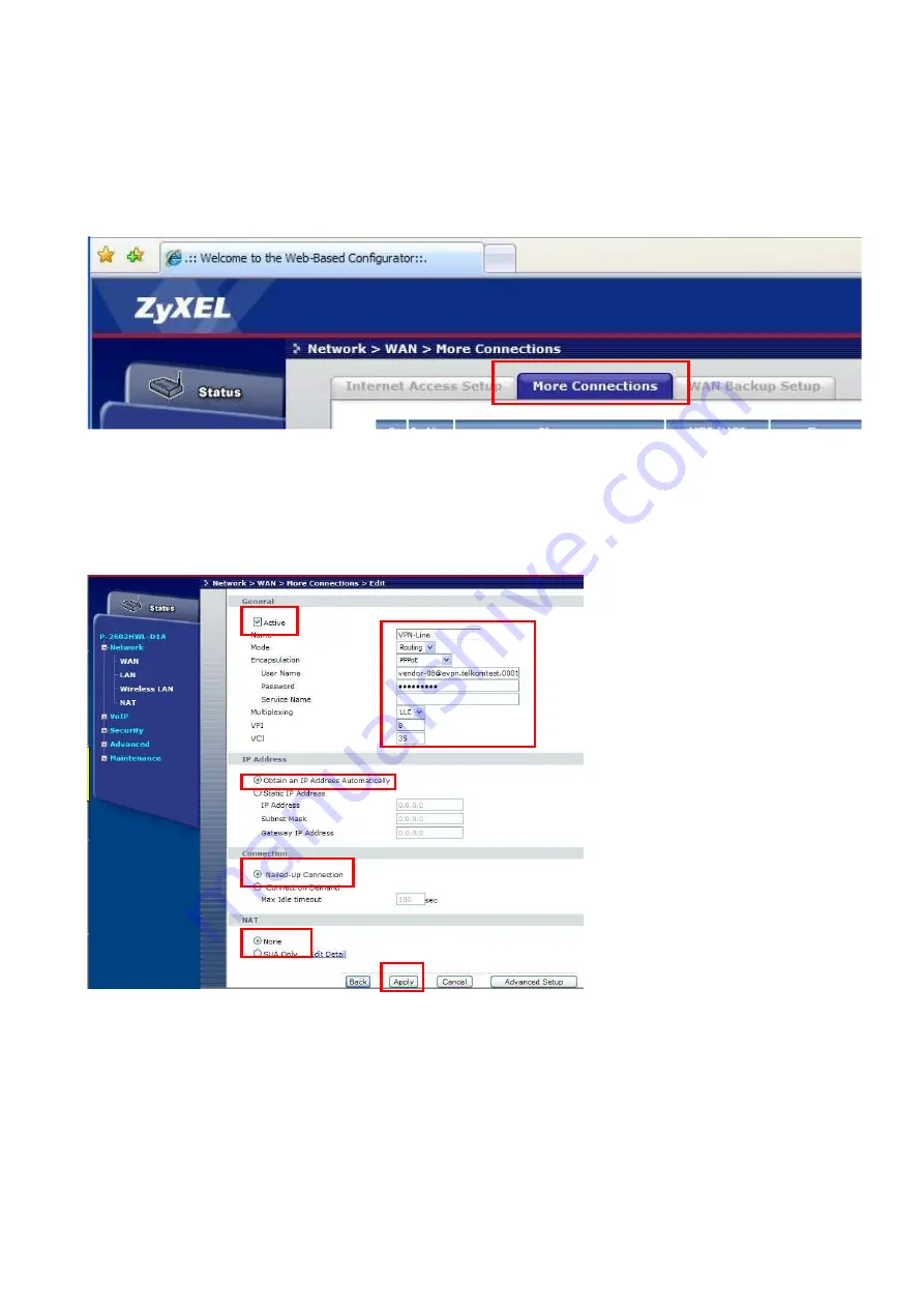 ZyXEL Communications P2602IAD Tutorial Download Page 11