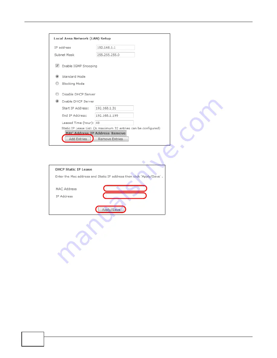 ZyXEL Communications P8802T User Manual Download Page 38