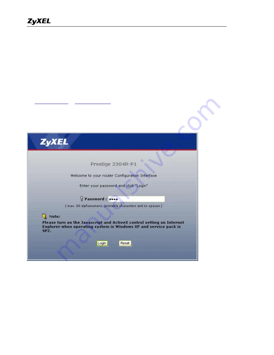 ZyXEL Communications Prestige 2304R-P1 Support Notes Download Page 7