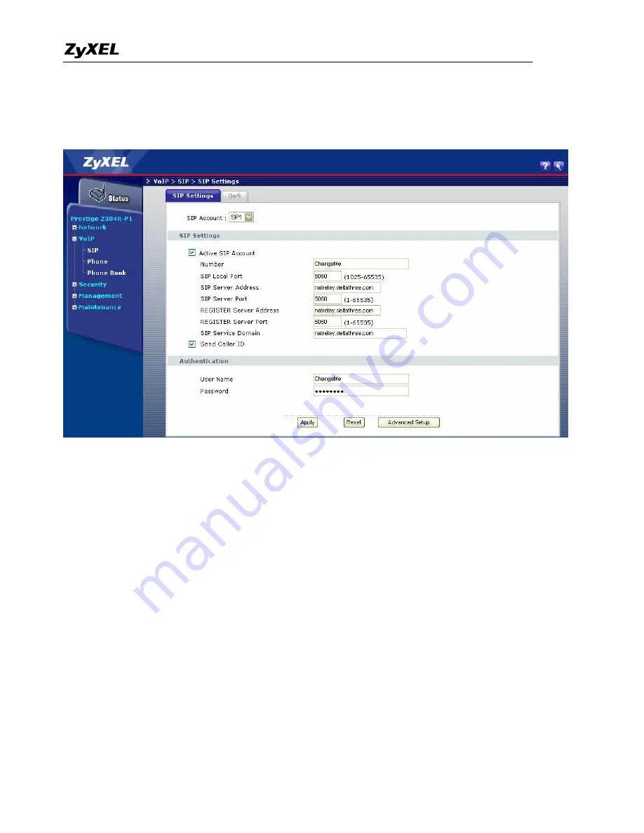 ZyXEL Communications Prestige 2304R-P1 Support Notes Download Page 67