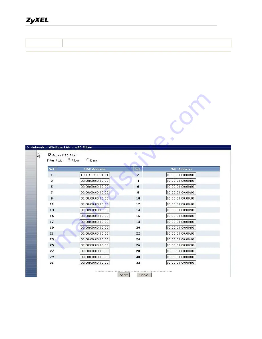 ZyXEL Communications Prestige 2602HWL-D3A Support Manual Download Page 100