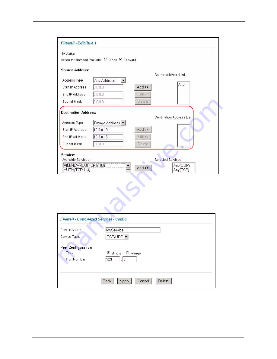 ZyXEL Communications Prestige 2602R Series User Manual Download Page 161