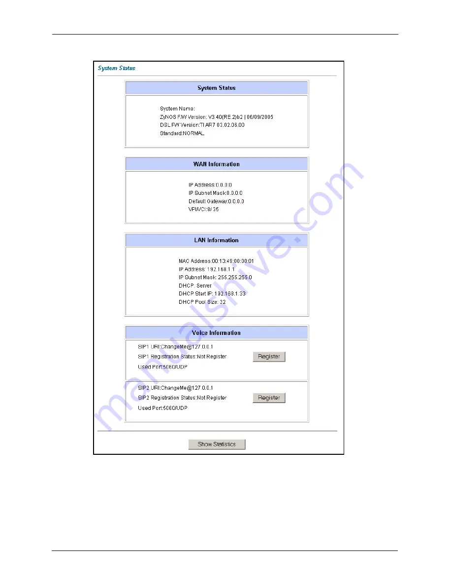 ZyXEL Communications Prestige 2602R Series User Manual Download Page 214