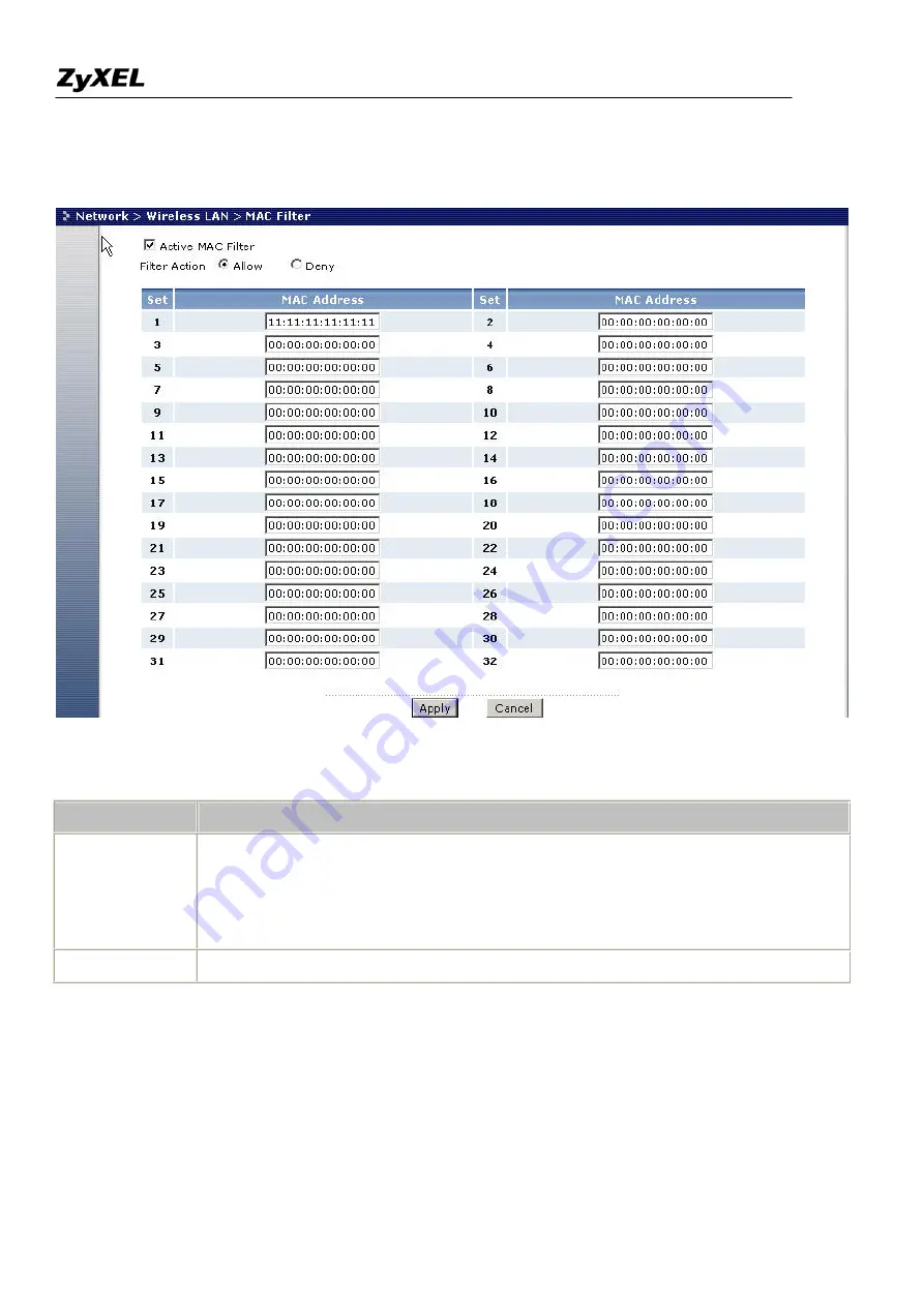 ZyXEL Communications Prestige 2802HW(L)-IX Support Notes Download Page 70