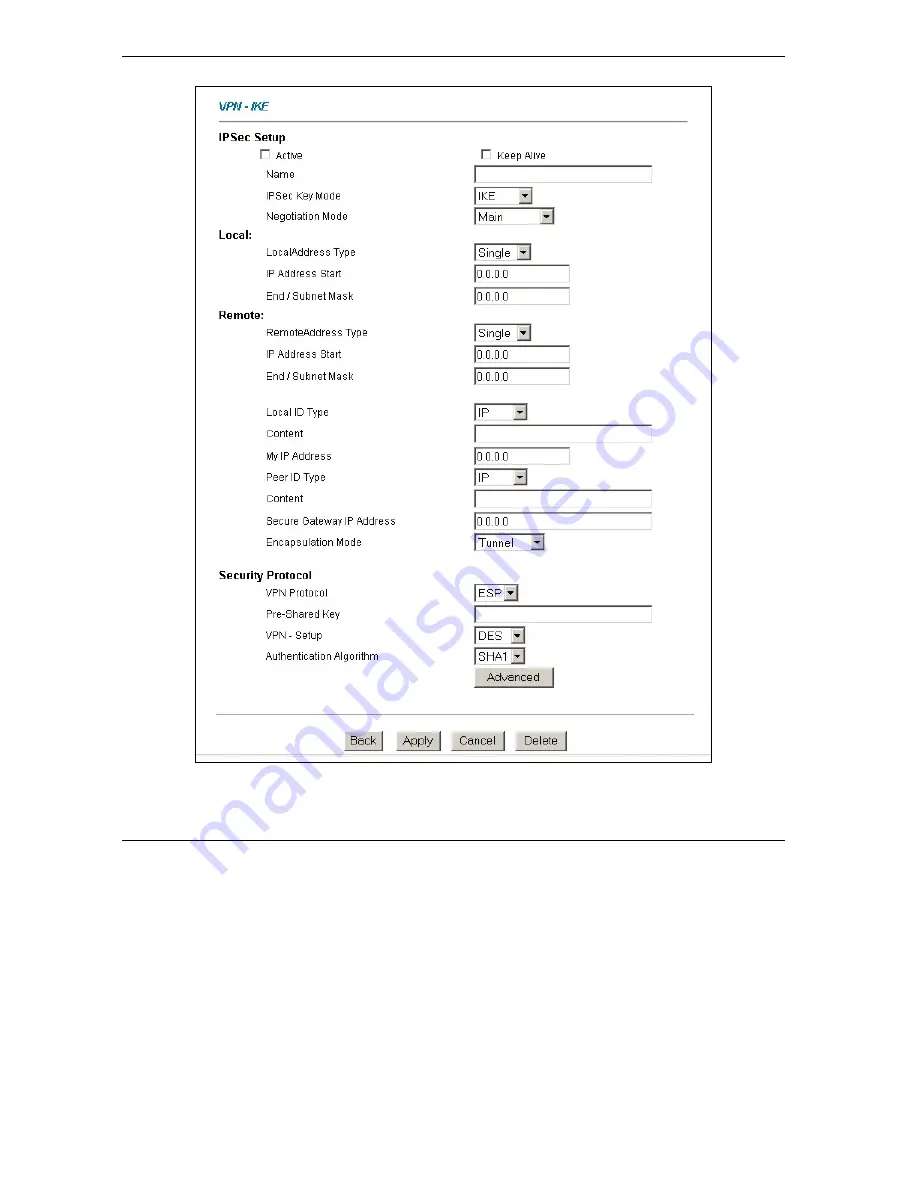 ZyXEL Communications Prestige 652 User Manual Download Page 192