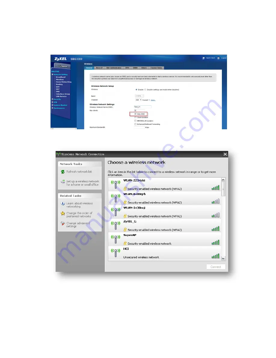 ZyXEL Communications SBG3300 series User Manual Download Page 42