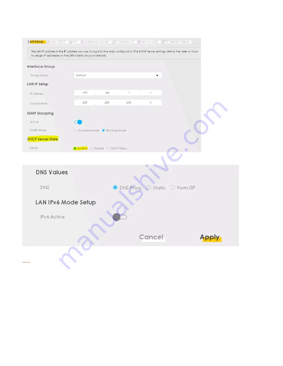 ZyXEL Communications VMG1312 Setup Manual Download Page 7