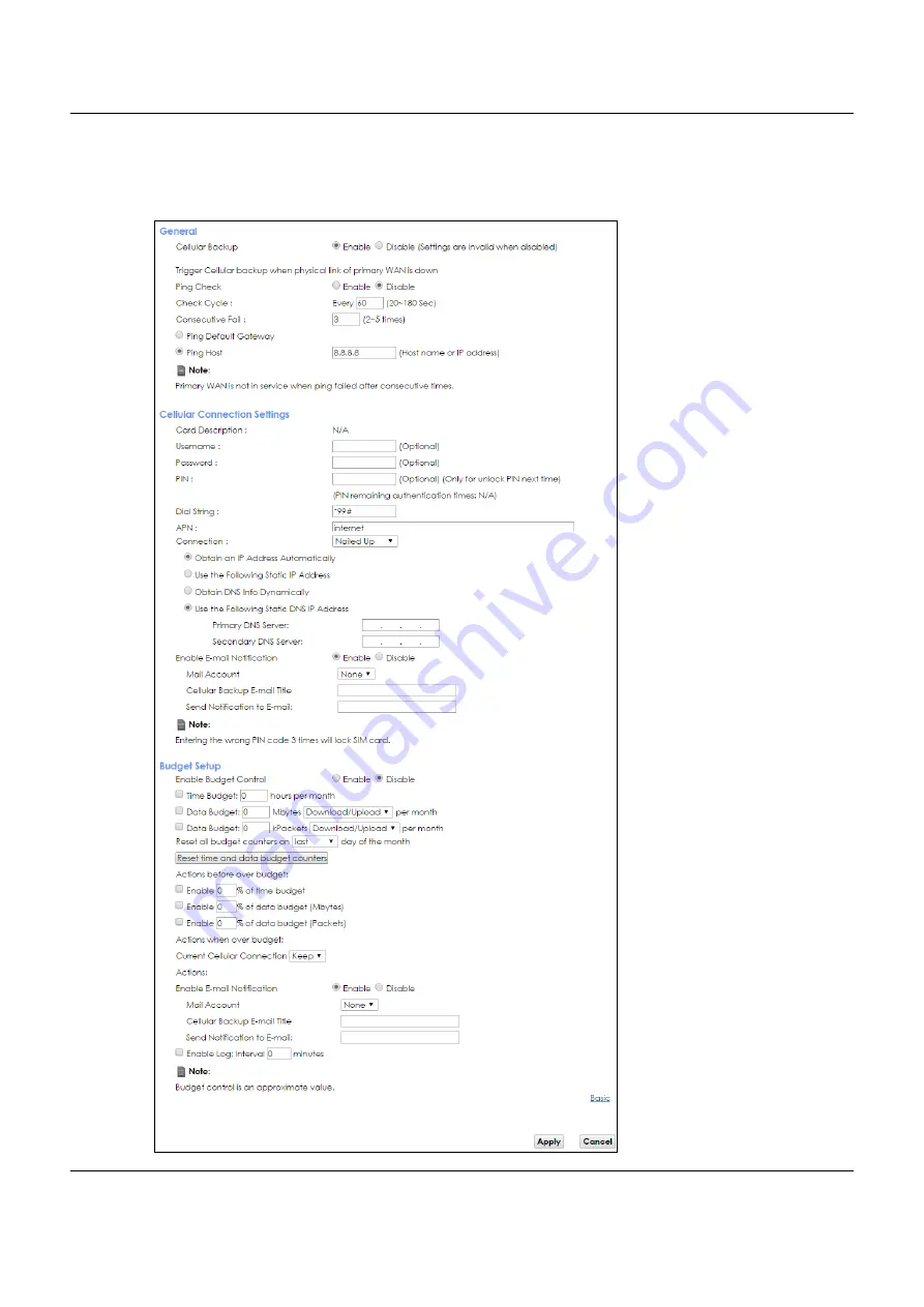 ZyXEL Communications VMG8825-B Series User Manual Download Page 85