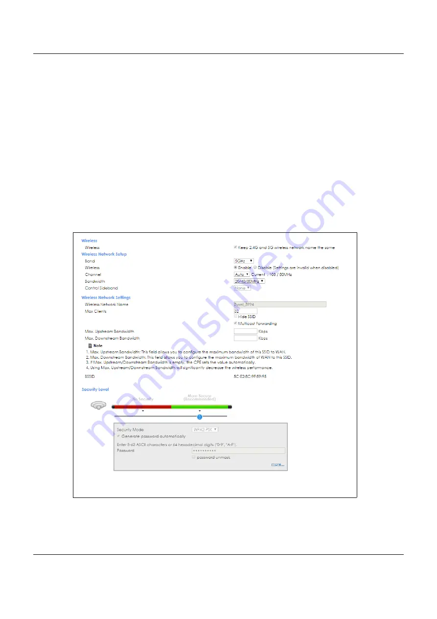 ZyXEL Communications VMG8825-B Series User Manual Download Page 97