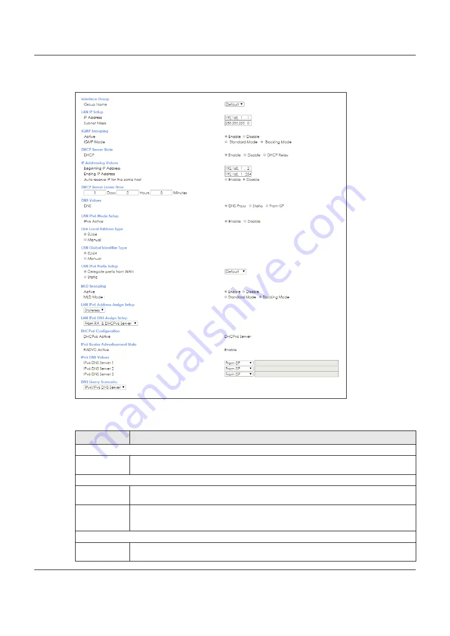 ZyXEL Communications VMG8825-B Series User Manual Download Page 129