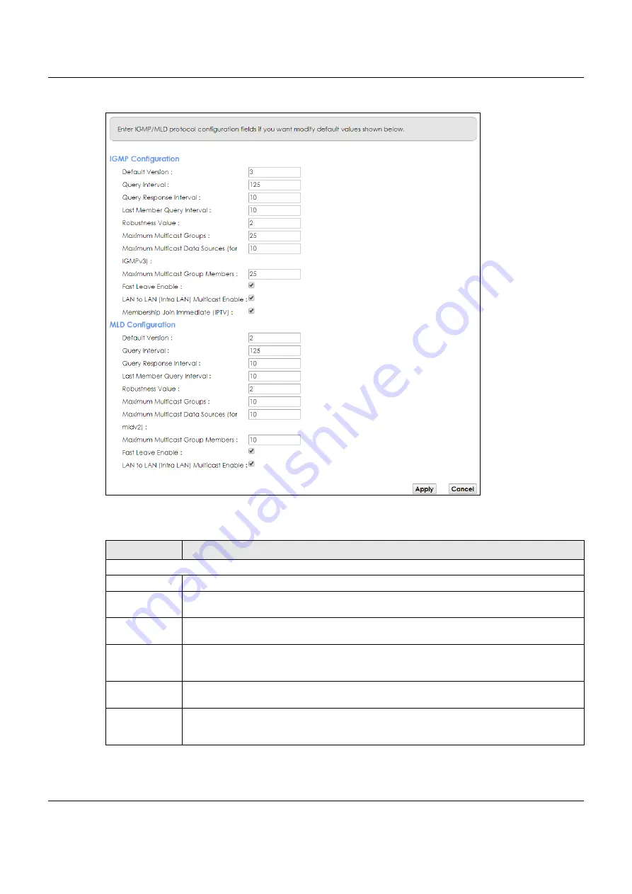 ZyXEL Communications VMG8825-B Series User Manual Download Page 188