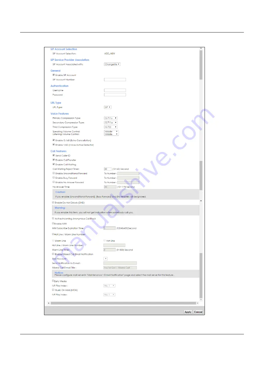 ZyXEL Communications VMG8825-B Series User Manual Download Page 231