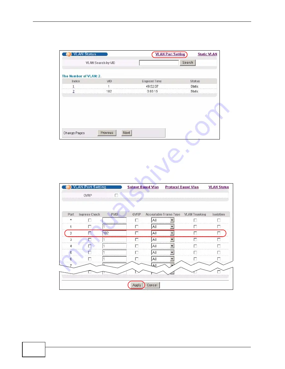 ZyXEL Communications XGS-4528F User Manual Download Page 70