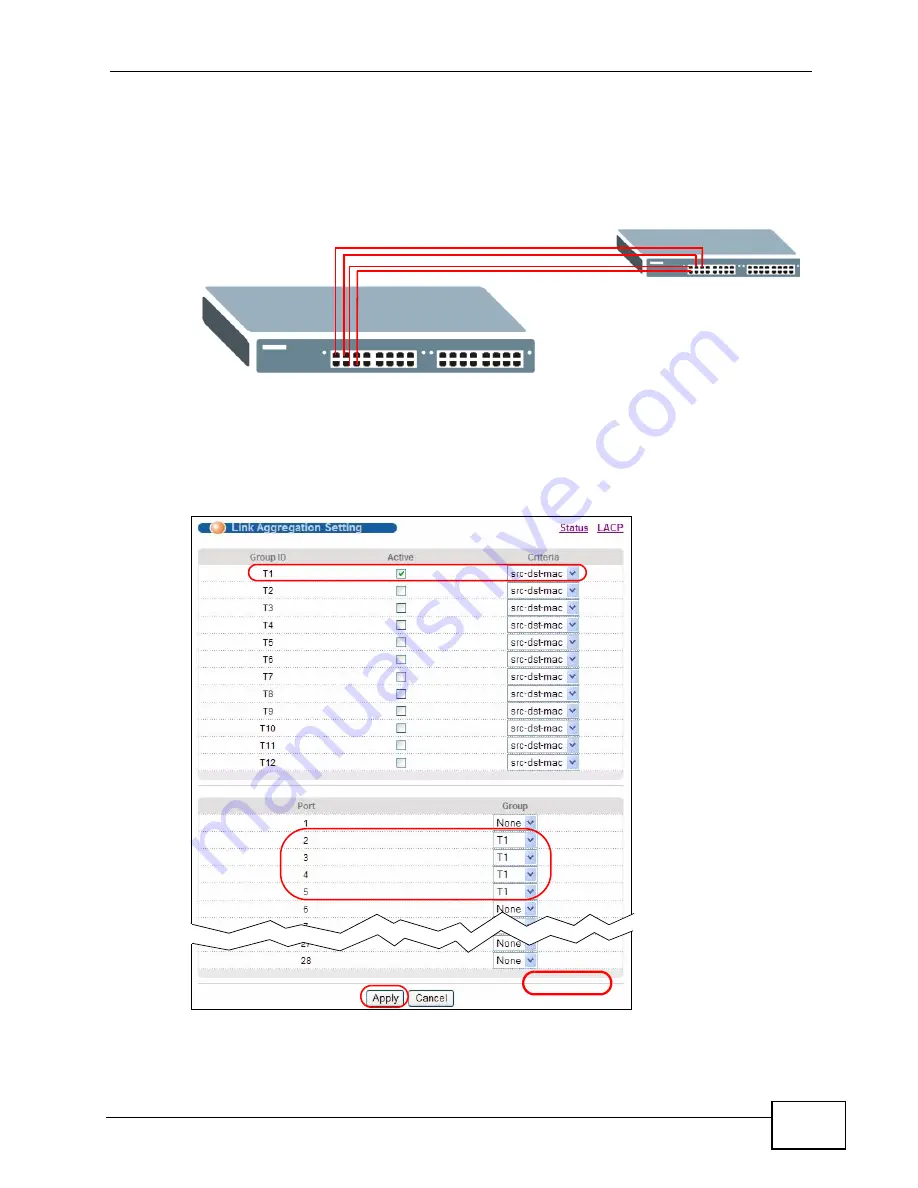 ZyXEL Communications XGS-4528F User Manual Download Page 185