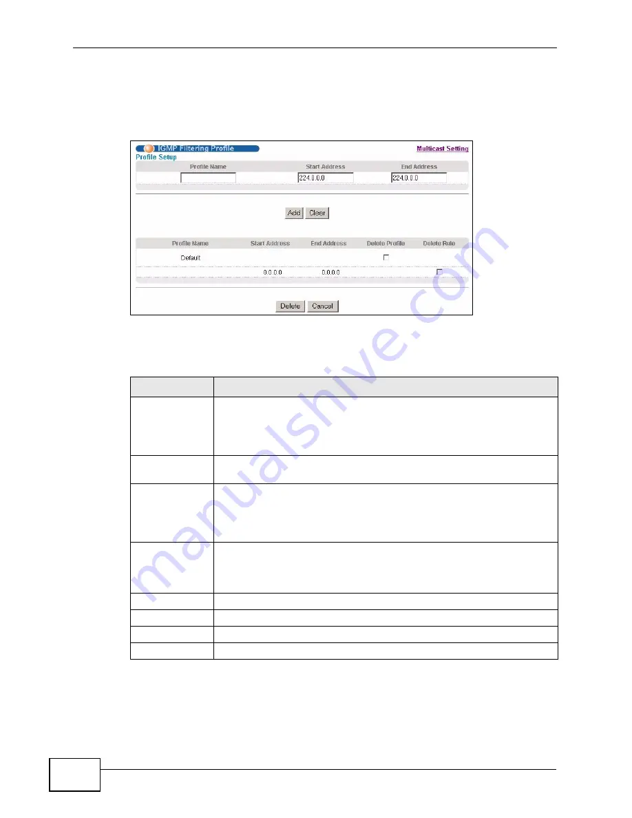 ZyXEL Communications XGS-4528F User Manual Download Page 234