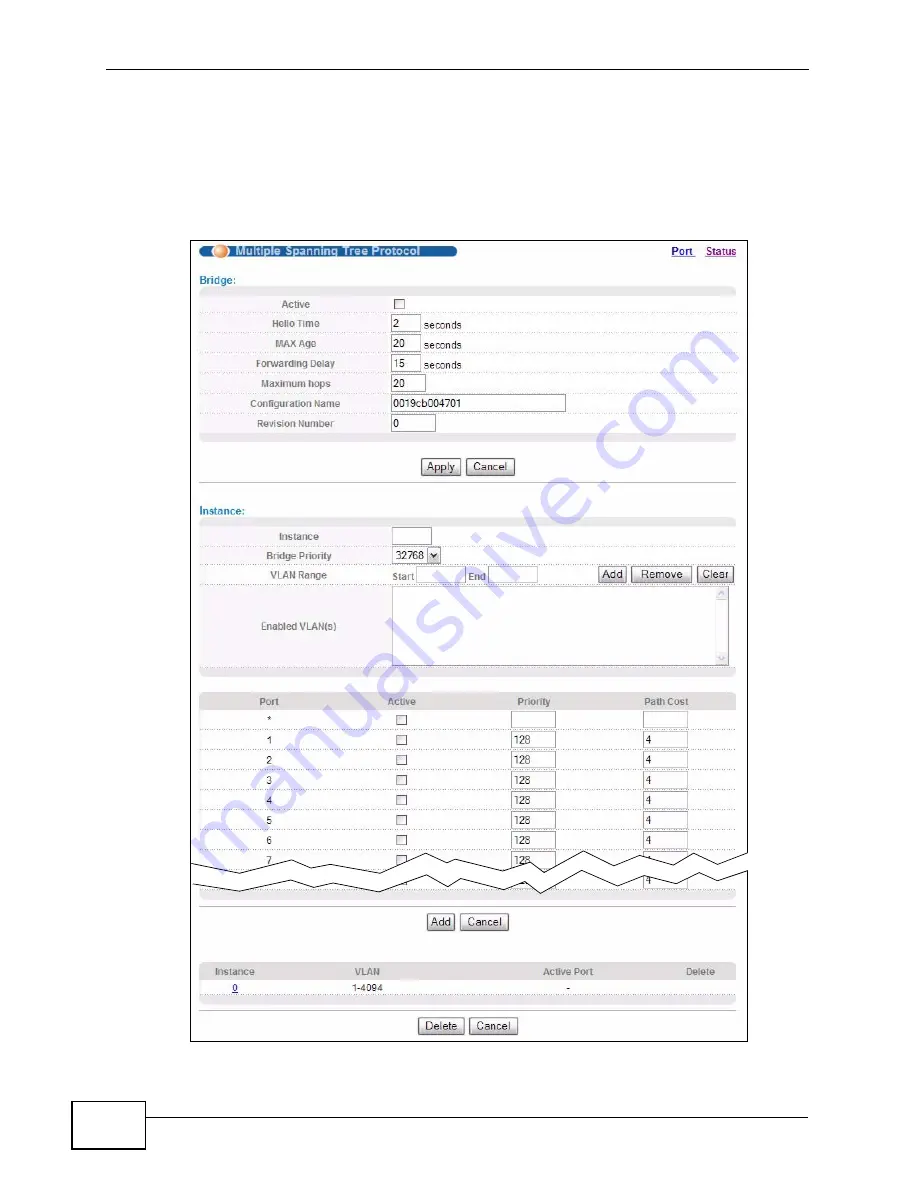 ZyXEL Communications XGS4700 Series Manual Download Page 164