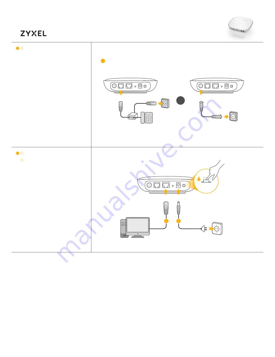 ZyXEL Communications XMG5101-S10A Скачать руководство пользователя страница 1