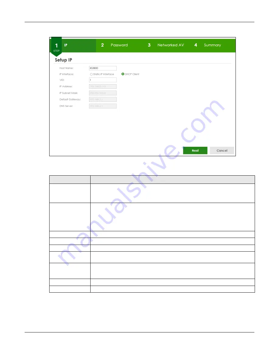 ZyXEL Communications XS3800-28 User Manual Download Page 70