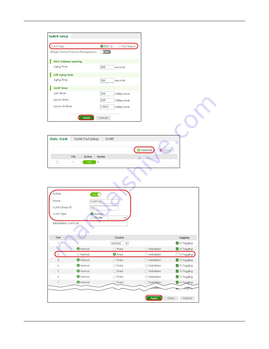 ZyXEL Communications XS3800-28 User Manual Download Page 99